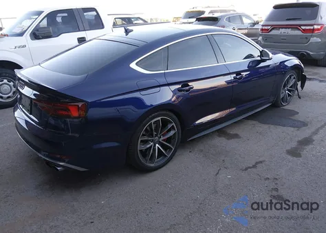 2018 Audi S5 3.0T Premium Plus z USA, uszkodzony, nr VIN WAUC4DF55JA038277